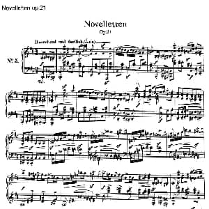 Novelletten Op.21 钢琴谱 罗伯特 舒曼