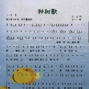 种树歌_儿歌乐谱_词曲:辛茹 张千一