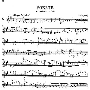 小提琴谱 | SONATE KV305 奏鸣曲 KV305 莫扎特 Mozart