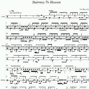 Led Zeppelin Stairway to heaven 爵士鼓谱