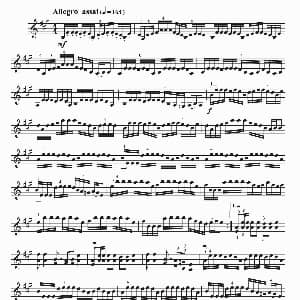 小提琴谱 | 娘子军操练saltato自然跳弓练习