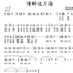 情醉这片海_民歌简谱_词曲:吴文峰 陈效苏