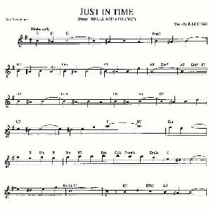 萨克斯谱 | JUST IN TIME