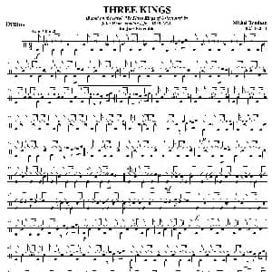 THREE KINGS 爵士鼓分谱