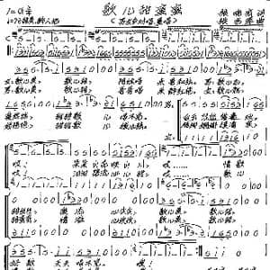 歌儿甜蜜蜜_歌谱投稿_词曲:张晓宏 张艺军