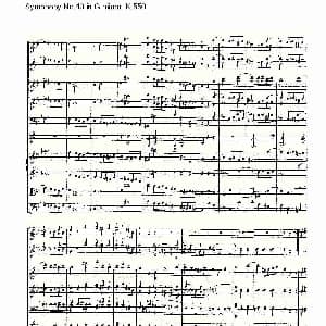 G小调第四十交响曲K.550 二