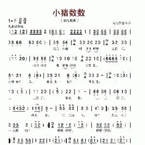小猪数数_歌谱投稿