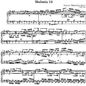 15首巴赫三部创意曲集 钢琴谱 巴赫