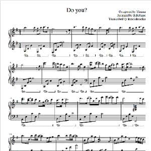 Do You?_歌谱投稿_词曲:纯音乐 李闰珉