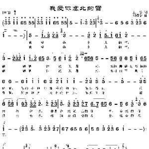 我爱你塞北的雪_歌曲简谱_词曲:王德 刘锡津