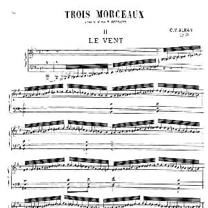 Trois Morceaux Dans Le Genre Pathétique Op.15 钢琴谱 查理斯 沃伦汀 阿尔坎
