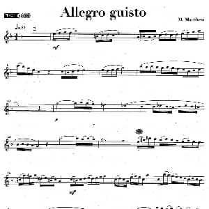 萨克斯谱 | Allegro guisto 版本一 M Marchesi