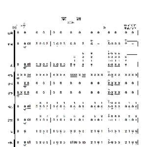 京调_歌曲简谱_词曲: 顾冠仁编曲