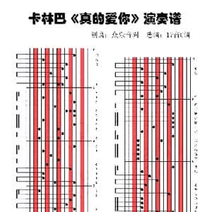 真的爱你_歌谱投稿_词曲:梁美薇 黄家驹