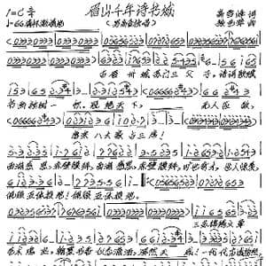 眉山千年诗书城_歌谱投稿_词曲:高雪峰 张艺军