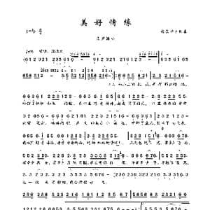 美好情缘_歌曲简谱_词曲:轻云望月 轻云望月