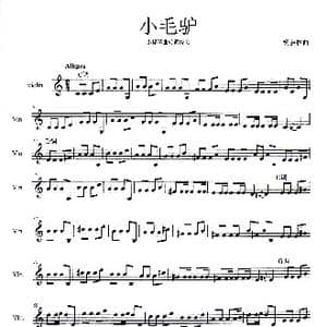 小毛驴_歌曲简谱_词曲: 杨会林