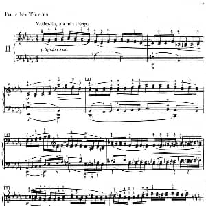 德彪西12首钢琴练习曲 钢琴谱 德彪西