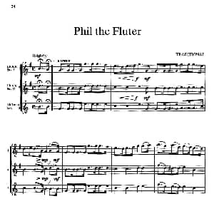 萨克斯谱 | Phil the Flute 三重奏