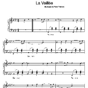 手风琴谱 | La veillee 前夕 扬 提尔森