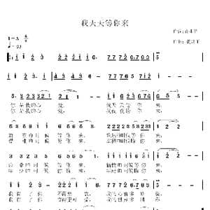 我天天等你来_歌谱投稿_词曲:黄建平 黄建平