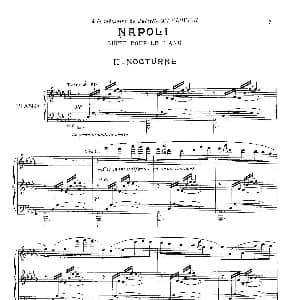 Suite Napoli 钢琴谱 弗朗西斯 普朗克