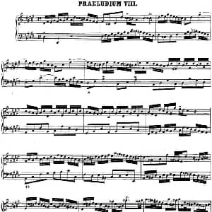 巴赫 平均律钢琴曲集 第二卷 之前奏曲 钢琴谱 巴赫