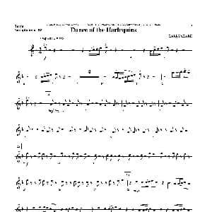Dance of Harlequins 次中音萨克斯分谱