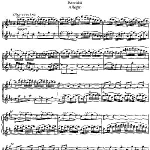 长笛曲谱 | 博瑞西亚第长笛二重奏 Allegro Briccialdi 博瑞西亚第