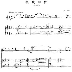 小提琴谱 | 抚弦聆梦 小提琴 钢琴伴奏 孔奕