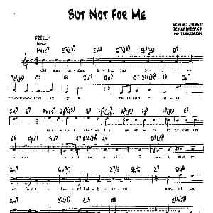 BUT NOT FOR ME 降B爵士乐谱