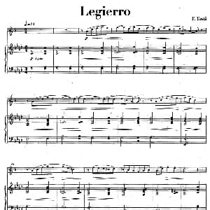 萨克斯谱 | Legierro 中音萨克所 钢琴伴奏 F Tosti