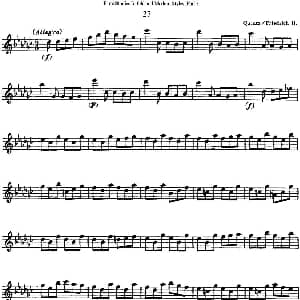 长笛曲谱 | 斯勒新老风格长笛练习重奏曲 第三部分 NO.27 Siegfried Thiele S. 斯勒