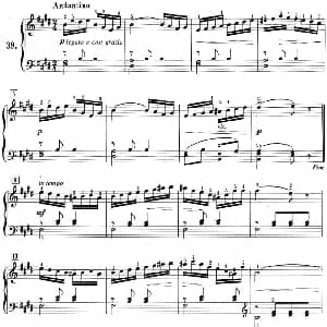 50首莱蒙钢琴练习曲 作品37 钢琴谱 莱蒙