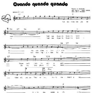 Quando Quando Quando_外国歌谱