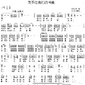美不过我们的西藏_歌谱投稿_词曲:瞿琮 胡德顺