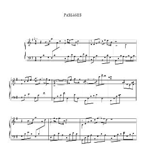 Passages 钢琴谱 Kevin Kern