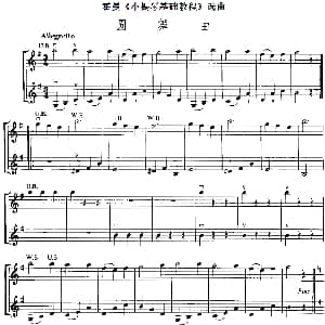 小提琴谱 | 霍曼 小提琴基础教程 选曲 圆舞曲 二重奏