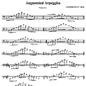 Augmented Arpeggios Euphonium 上低音号练习教材选曲