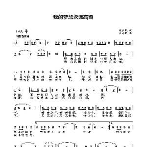 我的梦想永远高翔_歌曲简谱_词曲:成全民 王小军