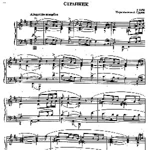 手风琴谱 | СТРАННиК 流浪者