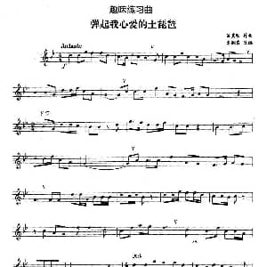 趣味练习曲 弹起我心爱的土琵琶