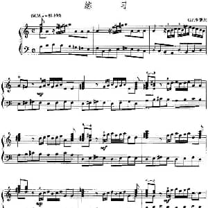 手风琴谱 | 手风琴复调作品 练习 G.F.亨德尔