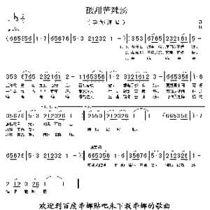 酸甜苦辣汤_歌谱投稿