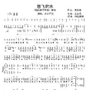 想飞的水_歌谱投稿_词曲:连水森 左宏元