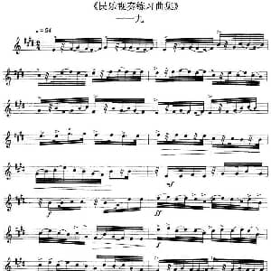 民乐视奏练习曲集 119—120