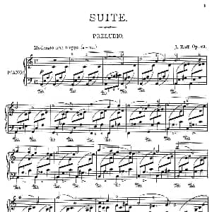 a小调第一组曲 Op.69 钢琴谱 约瑟夫 乔西姆 拉夫