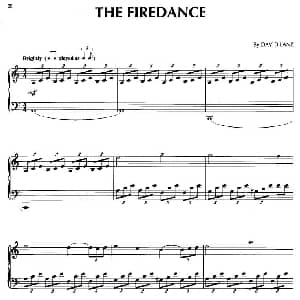The Firedance 钢琴谱 大卫.蓝兹