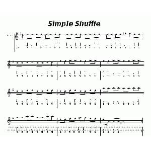 口琴谱 | Simple Shuffle 布鲁斯