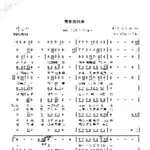 等你再回来_歌谱投稿_词曲:C大调 C大调